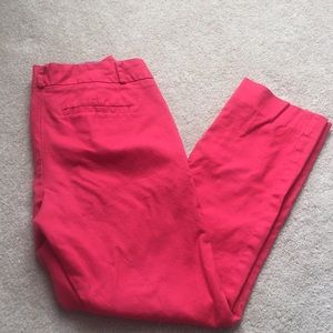 Cute red ankle pants